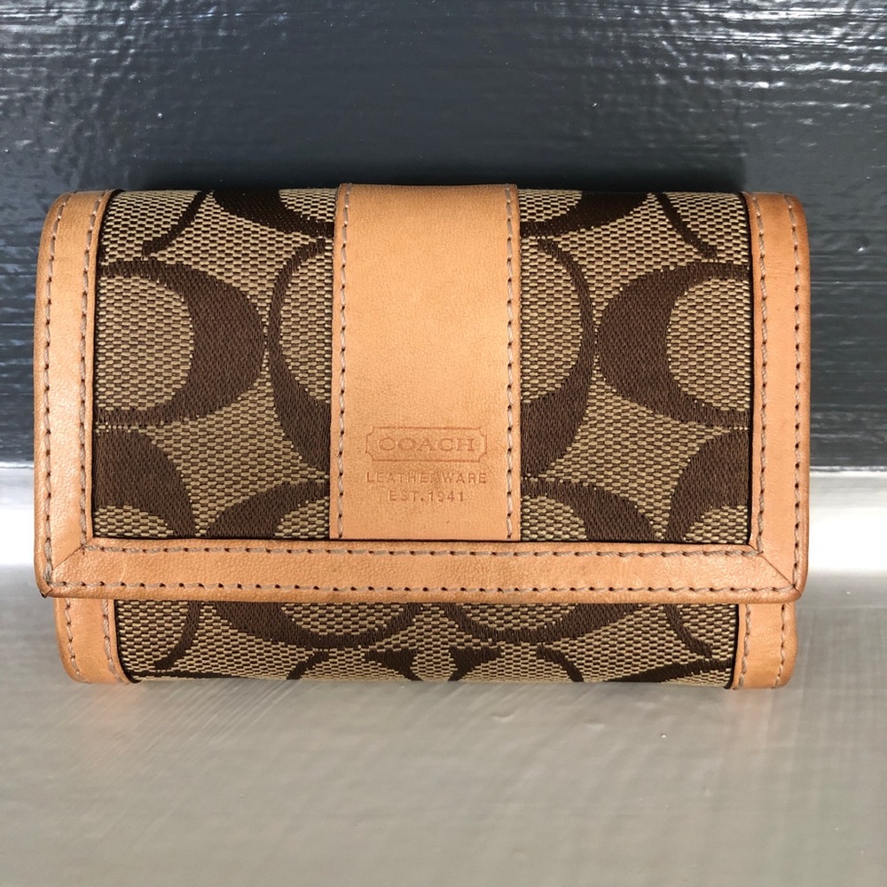 Coach Small Trifold Wallet